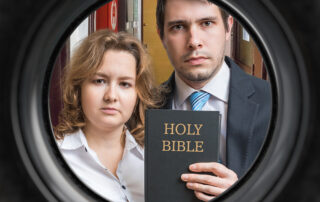 Door Knockers with Bible
